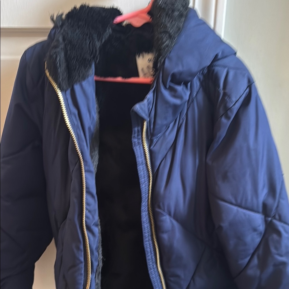 Old Navy Women's Blue Puffer Jacket